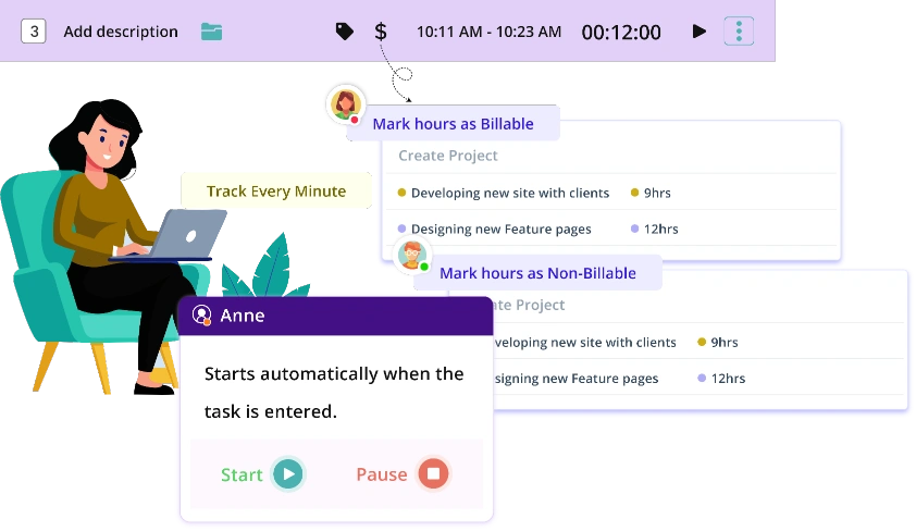 Track Billable & Non-Billable Hours Accurately