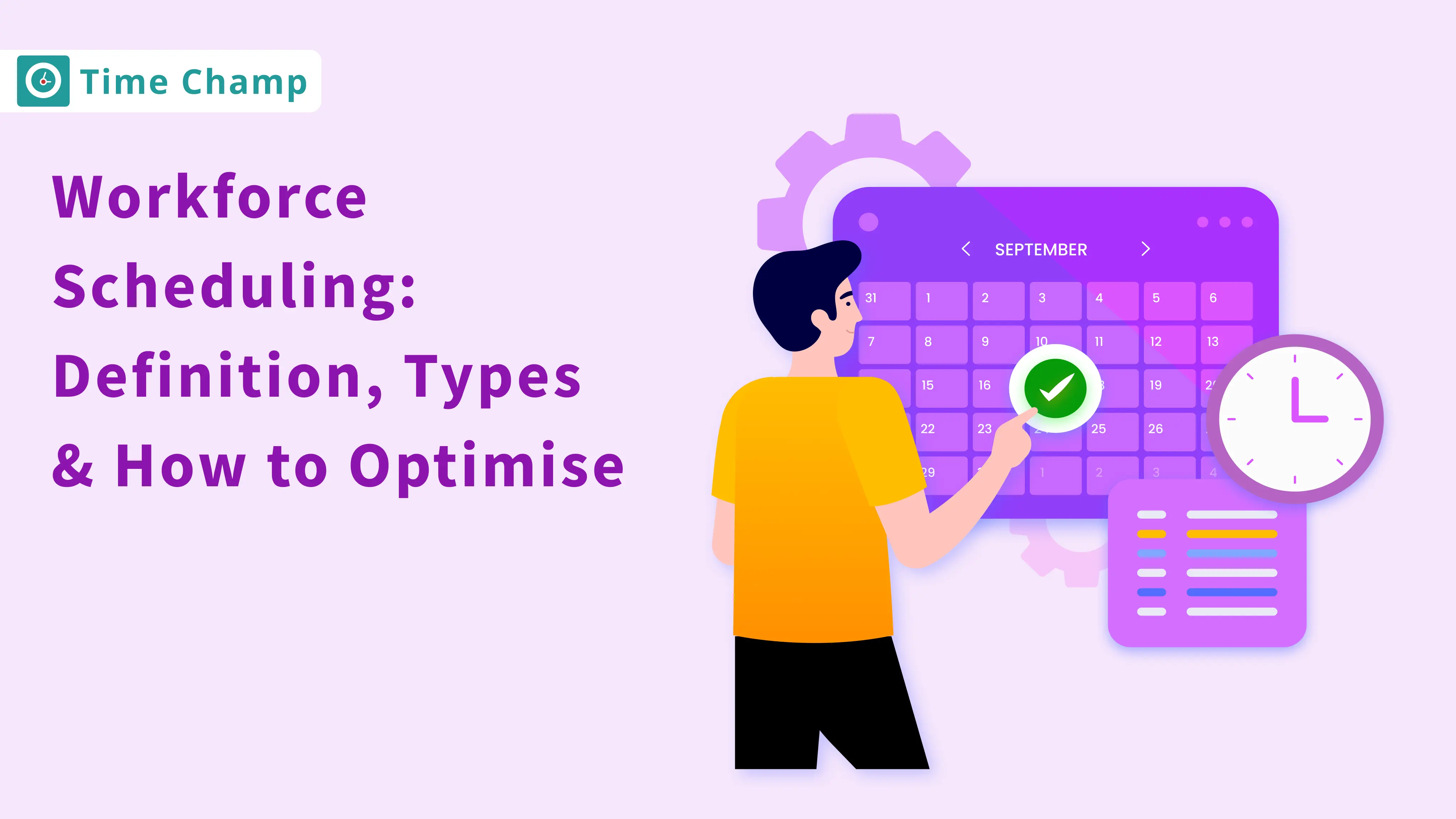 how to optimize workforce scheduling  